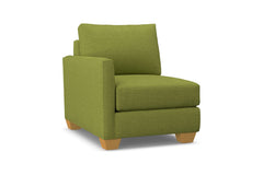 Tuxedo Left Arm Chair :: Leg Finish: Natural / Configuration: LAF - Chaise on the Left