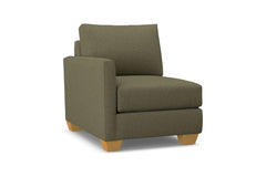 Tuxedo Left Arm Chair :: Leg Finish: Natural / Configuration: LAF - Chaise on the Left