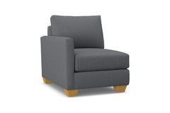 Tuxedo Left Arm Chair :: Leg Finish: Natural / Configuration: LAF - Chaise on the Left
