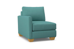 Tuxedo Left Arm Chair :: Leg Finish: Natural / Configuration: LAF - Chaise on the Left