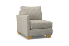 Tuxedo Left Arm Chair :: Leg Finish: Natural / Configuration: LAF - Chaise on the Left