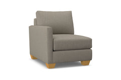 Tuxedo Left Arm Chair :: Leg Finish: Natural / Configuration: LAF - Chaise on the Left