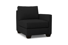 Tuxedo Right Arm Chair :: Leg Finish: Espresso / Configuration: RAF - Chaise on the Right