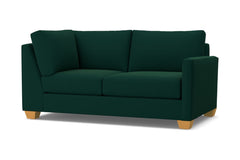 Tuxedo Right Arm Corner Loveseat :: Leg Finish: Natural / Configuration: RAF - Chaise on the Right