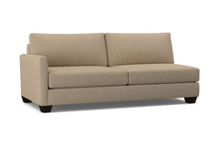 Tuxedo Left Arm Sofa :: Leg Finish: Espresso / Configuration: LAF - Chaise on the Left