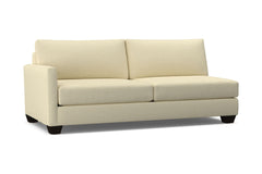 Tuxedo Left Arm Sofa :: Leg Finish: Espresso / Configuration: LAF - Chaise on the Left