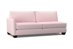 Tuxedo Left Arm Sofa :: Leg Finish: Espresso / Configuration: LAF - Chaise on the Left