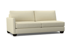 Tuxedo Left Arm Sofa :: Leg Finish: Espresso / Configuration: LAF - Chaise on the Left