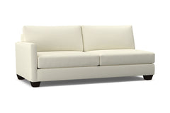 Tuxedo Left Arm Sofa :: Leg Finish: Espresso / Configuration: LAF - Chaise on the Left