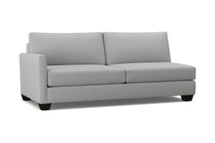 Tuxedo Left Arm Sofa :: Leg Finish: Espresso / Configuration: LAF - Chaise on the Left