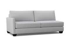 Tuxedo Left Arm Sofa :: Leg Finish: Espresso / Configuration: LAF - Chaise on the Left