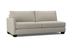 Tuxedo Left Arm Sofa :: Leg Finish: Espresso / Configuration: LAF - Chaise on the Left