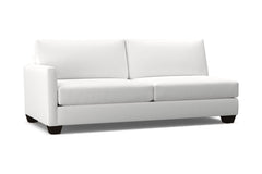 Tuxedo Left Arm Sofa :: Leg Finish: Espresso / Configuration: LAF - Chaise on the Left