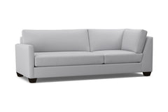 Tuxedo Left Arm Corner Sofa :: Leg Finish: Espresso / Configuration: LAF - Chaise on the Left