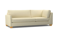 Tuxedo Left Arm Corner Sofa :: Leg Finish: Natural / Configuration: LAF - Chaise on the Left