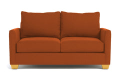 Tuxedo Apartment Size Sofa :: Leg Finish: Natural / Size: Apartment Size - 69&quot;w