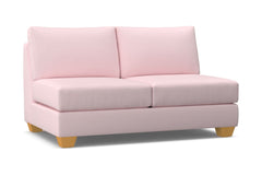 Tuxedo Armless Apartment Size Sofa :: Leg Finish: Natural