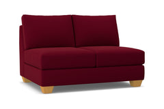Tuxedo Armless Loveseat :: Leg Finish: Natural