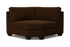 Tuxedo Round Corner :: Leg Finish: Espresso