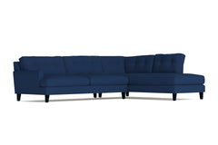 Virgil 2pc Sectional Sofa :: Leg Finish: Espresso / Configuration: RAF - Chaise on the Right