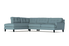 Virgil 2pc Sectional Sofa :: Leg Finish: Espresso / Configuration: LAF - Chaise on the Left