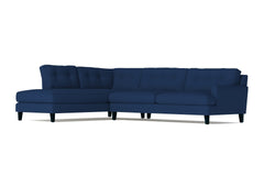 Virgil 2pc Sectional Sofa :: Leg Finish: Espresso / Configuration: LAF - Chaise on the Left