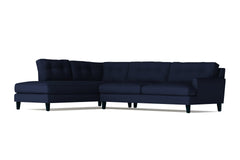Virgil 2pc Sectional Sofa :: Leg Finish: Espresso / Configuration: LAF - Chaise on the Left