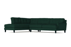 Virgil 2pc Sectional Sofa :: Leg Finish: Espresso / Configuration: LAF - Chaise on the Left