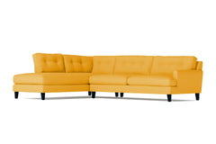Virgil 2pc Sectional Sofa :: Leg Finish: Espresso / Configuration: LAF - Chaise on the Left