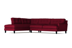 Virgil 2pc Sectional Sofa :: Leg Finish: Espresso / Configuration: LAF - Chaise on the Left