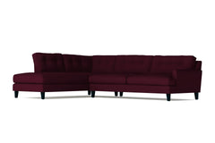 Virgil 2pc Sectional Sofa :: Leg Finish: Espresso / Configuration: LAF - Chaise on the Left