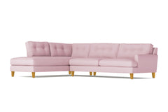 Virgil 2pc Sectional Sofa :: Leg Finish: Natural / Configuration: LAF - Chaise on the Left