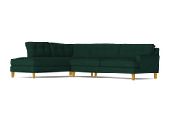 Virgil 2pc Sectional Sofa :: Leg Finish: Natural / Configuration: LAF - Chaise on the Left
