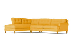 Virgil 2pc Sectional Sofa :: Leg Finish: Natural / Configuration: LAF - Chaise on the Left