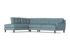 Virgil 2pc Sectional Sofa :: Leg Finish: Pecan / Configuration: LAF - Chaise on the Left