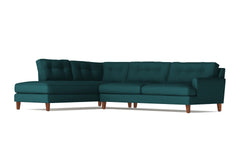 Virgil 2pc Sectional Sofa :: Leg Finish: Pecan / Configuration: LAF - Chaise on the Left