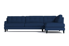 Virgil 2pc Sectional Sofa :: Leg Finish: Espresso / Configuration: RAF - Chaise on the Right