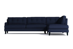 Virgil 2pc Sectional Sofa :: Leg Finish: Espresso / Configuration: RAF - Chaise on the Right