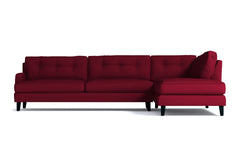 Virgil 2pc Sectional Sofa :: Leg Finish: Espresso / Configuration: RAF - Chaise on the Right