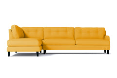 Virgil 2pc Sectional Sofa :: Leg Finish: Espresso / Configuration: LAF - Chaise on the Left