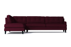 Virgil 2pc Sectional Sofa :: Leg Finish: Espresso / Configuration: LAF - Chaise on the Left