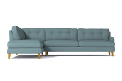 Virgil 2pc Sectional Sofa :: Leg Finish: Natural / Configuration: LAF - Chaise on the Left