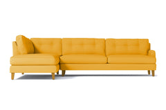 Virgil 2pc Sectional Sofa :: Leg Finish: Natural / Configuration: LAF - Chaise on the Left