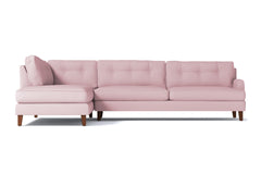Virgil 2pc Sectional Sofa :: Leg Finish: Pecan / Configuration: LAF - Chaise on the Left