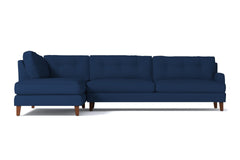 Virgil 2pc Sectional Sofa :: Leg Finish: Pecan / Configuration: LAF - Chaise on the Left