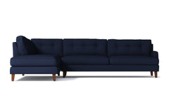 Virgil 2pc Sectional Sofa :: Leg Finish: Pecan / Configuration: LAF - Chaise on the Left