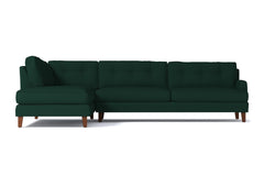 Virgil 2pc Sectional Sofa :: Leg Finish: Pecan / Configuration: LAF - Chaise on the Left