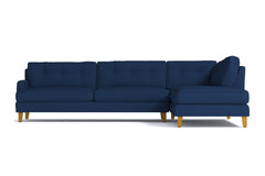 Virgil 2pc Sectional Sofa :: Leg Finish: Natural / Configuration: RAF - Chaise on the Right