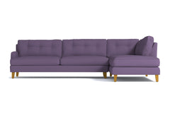 Virgil 2pc Sectional Sofa :: Leg Finish: Natural / Configuration: RAF - Chaise on the Right