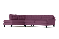 Virgil 2pc Sectional Sofa :: Leg Finish: Espresso / Configuration: LAF - Chaise on the Left